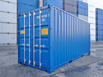 Conteneur maritime neuf 20 pieds High Cube double porte